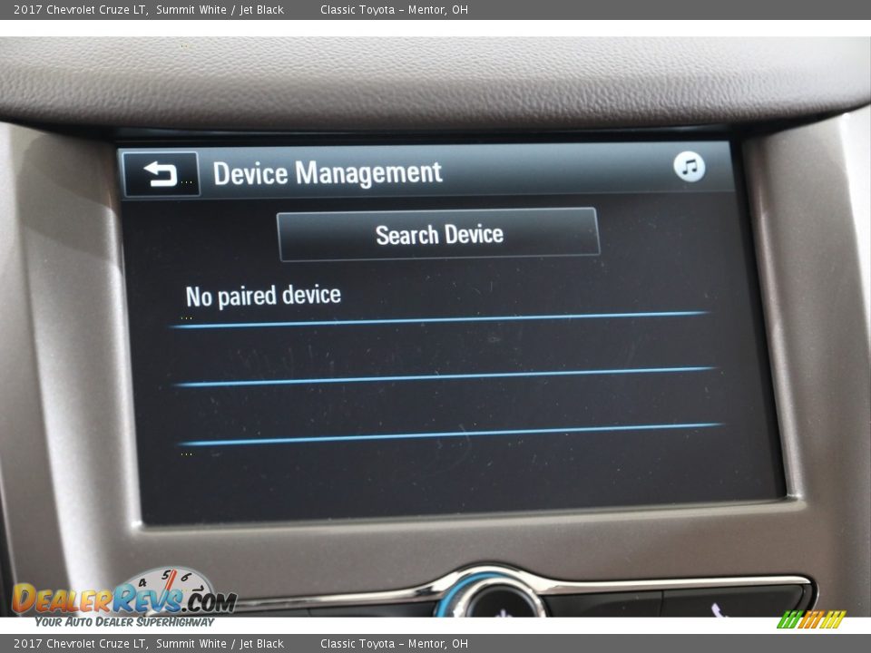 2017 Chevrolet Cruze LT Summit White / Jet Black Photo #10