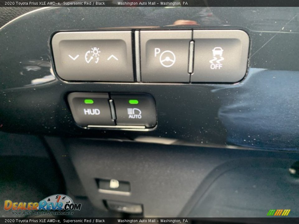 2020 Toyota Prius XLE AWD-e Supersonic Red / Black Photo #7