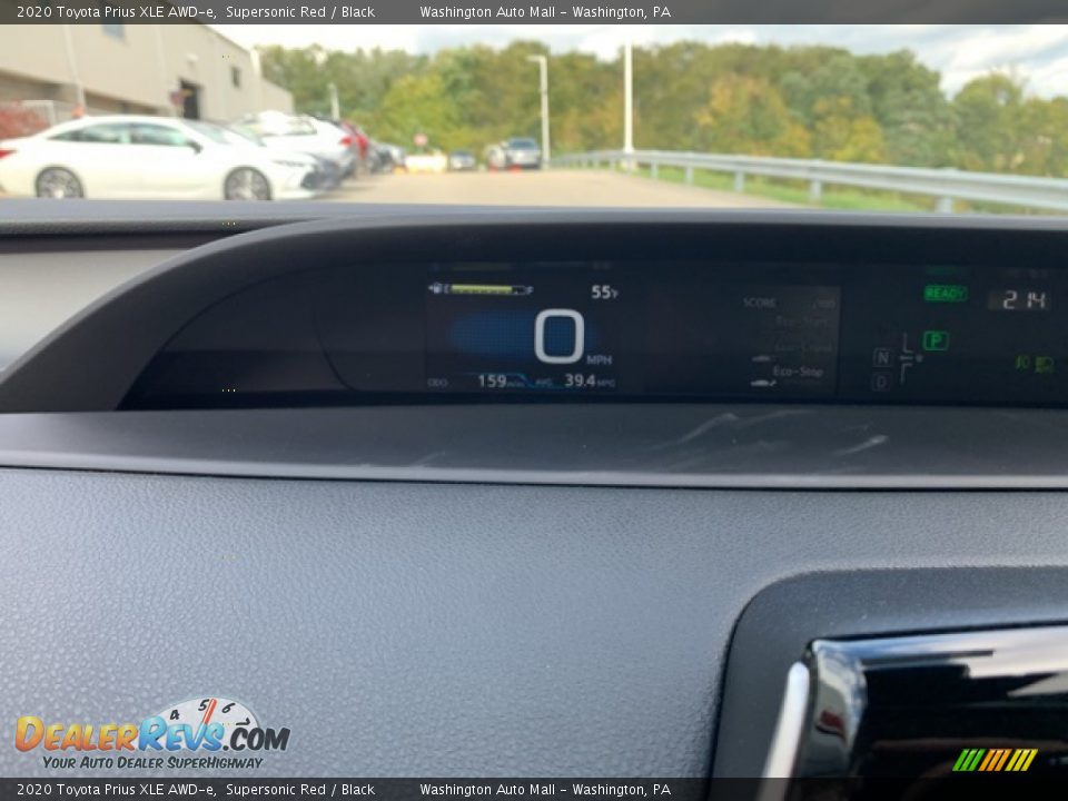 2020 Toyota Prius XLE AWD-e Supersonic Red / Black Photo #11