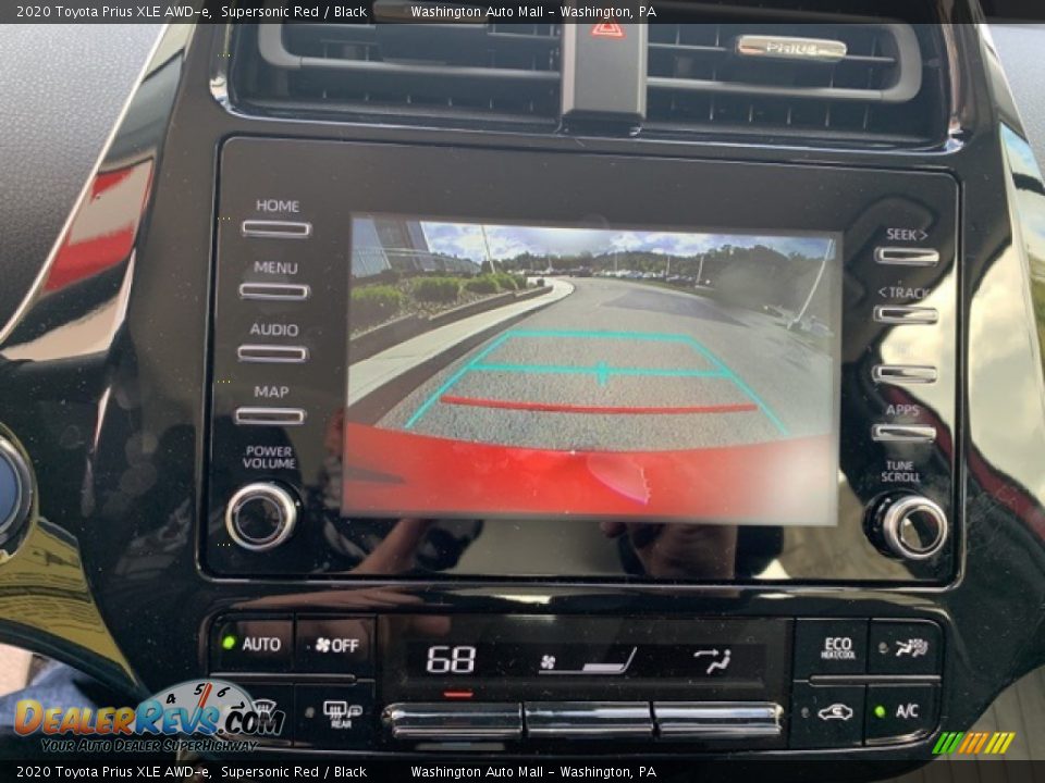 2020 Toyota Prius XLE AWD-e Supersonic Red / Black Photo #13