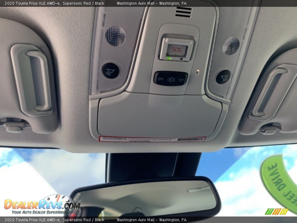 2020 Toyota Prius XLE AWD-e Supersonic Red / Black Photo #16