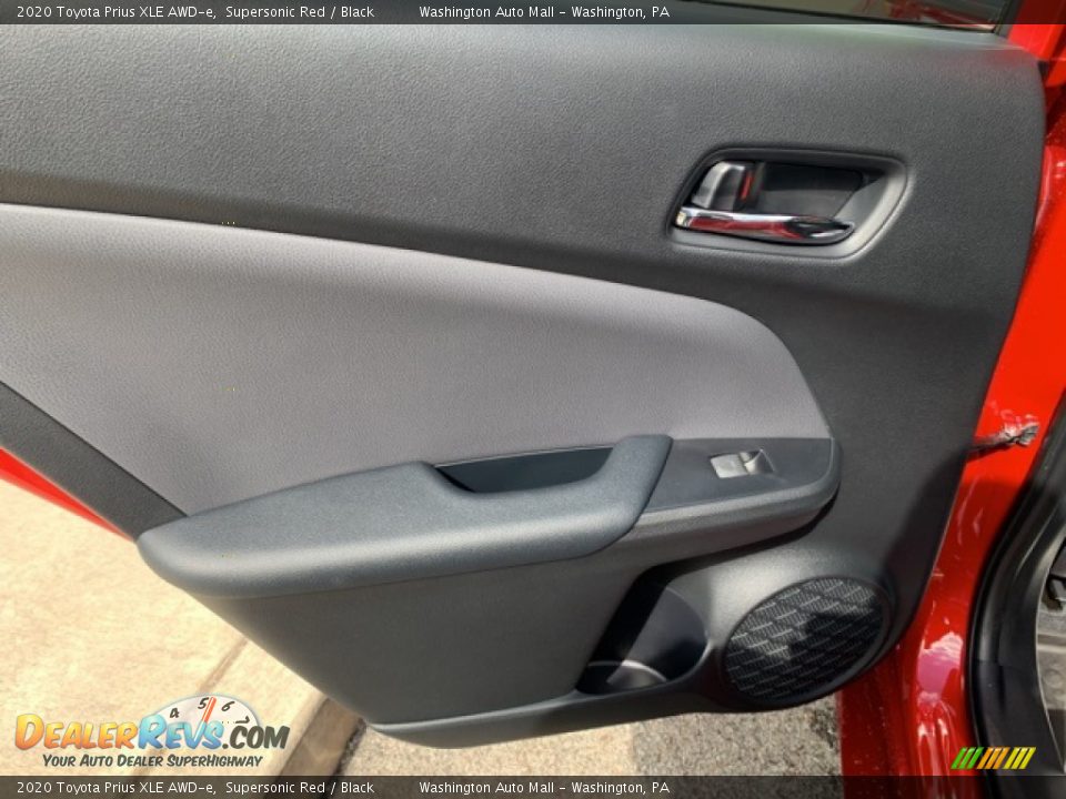 2020 Toyota Prius XLE AWD-e Supersonic Red / Black Photo #18