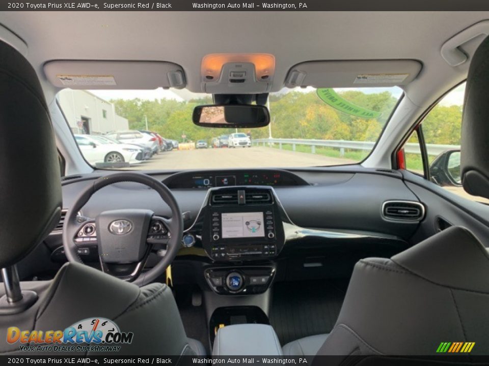2020 Toyota Prius XLE AWD-e Supersonic Red / Black Photo #23