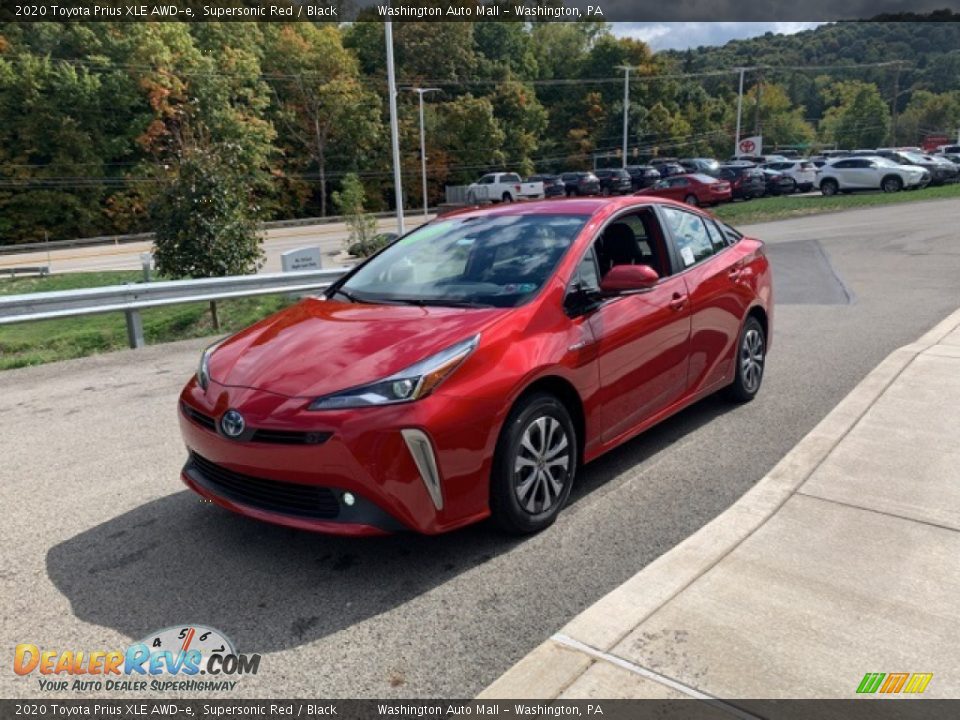 2020 Toyota Prius XLE AWD-e Supersonic Red / Black Photo #32
