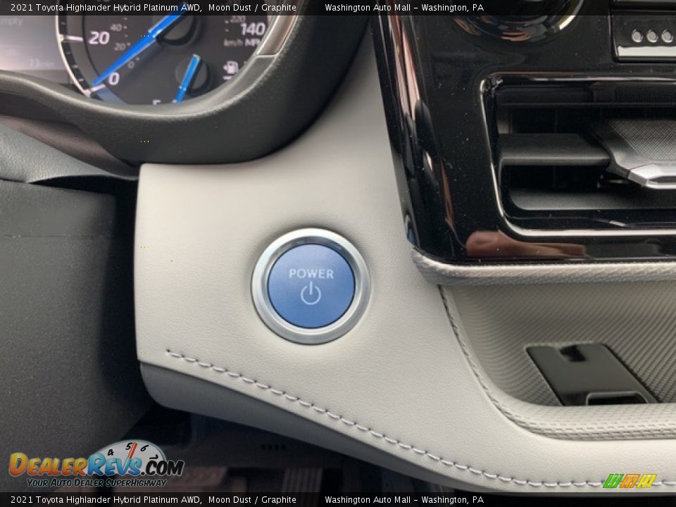 Controls of 2021 Toyota Highlander Hybrid Platinum AWD Photo #12