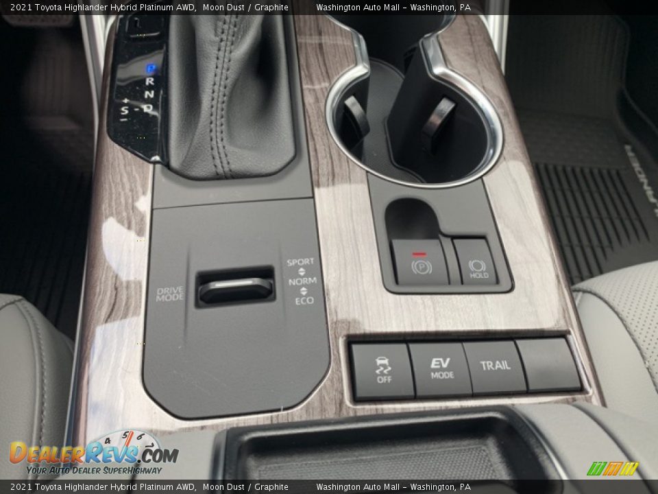 Controls of 2021 Toyota Highlander Hybrid Platinum AWD Photo #17