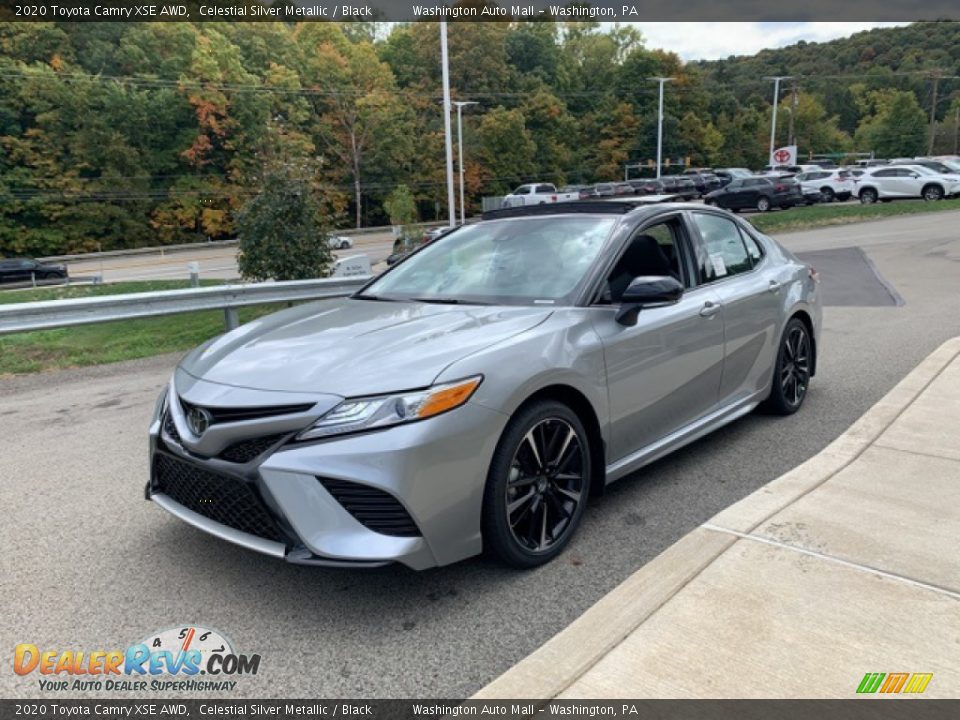 2020 Toyota Camry XSE AWD Celestial Silver Metallic / Black Photo #32