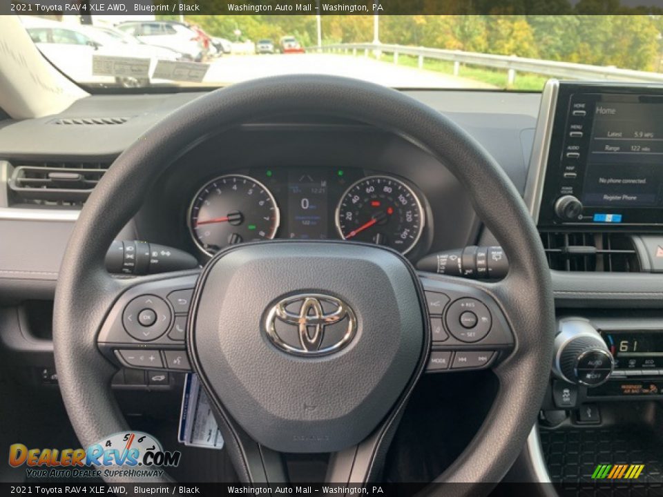 2021 Toyota RAV4 XLE AWD Blueprint / Black Photo #8