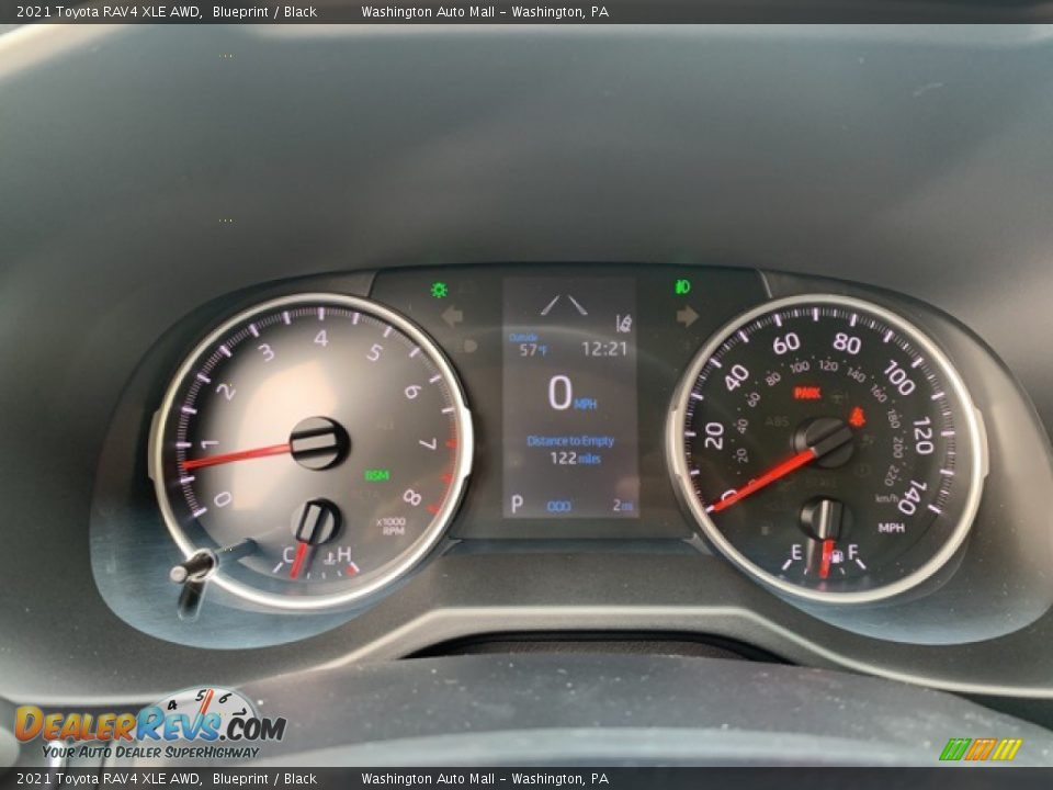 2021 Toyota RAV4 XLE AWD Gauges Photo #9