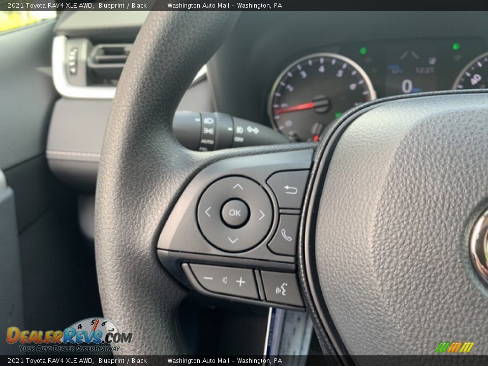 2021 Toyota RAV4 XLE AWD Steering Wheel Photo #10