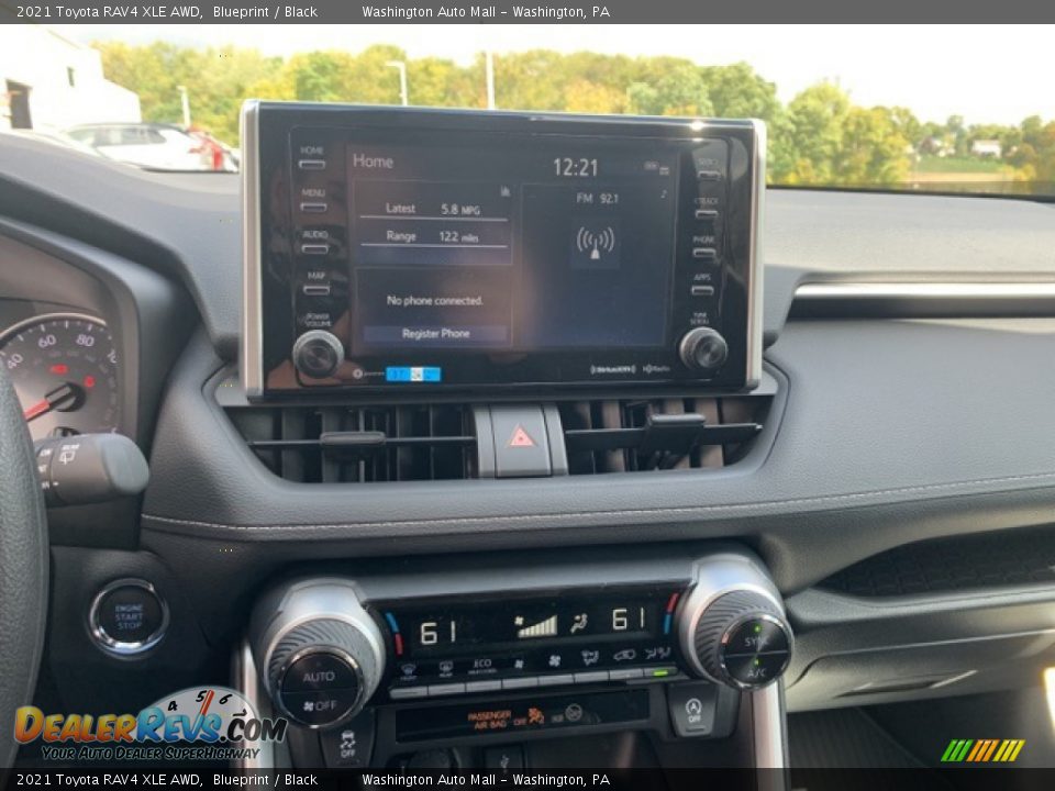 2021 Toyota RAV4 XLE AWD Blueprint / Black Photo #13