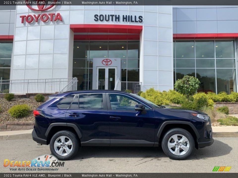 2021 Toyota RAV4 XLE AWD Blueprint / Black Photo #34