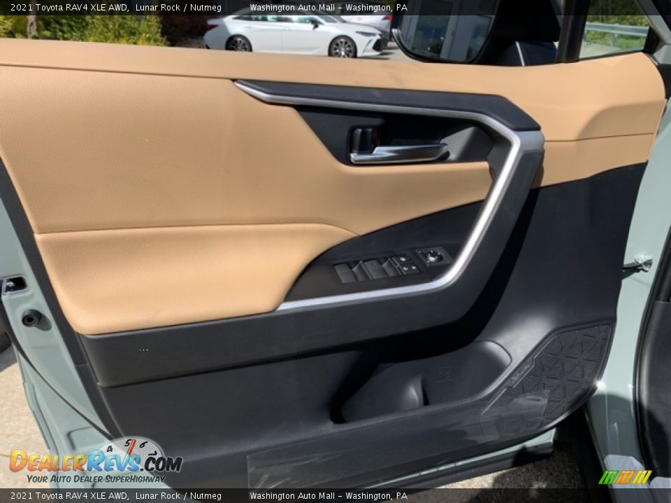 Door Panel of 2021 Toyota RAV4 XLE AWD Photo #3