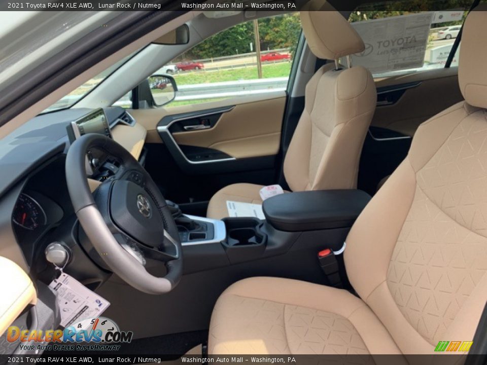 Nutmeg Interior - 2021 Toyota RAV4 XLE AWD Photo #5
