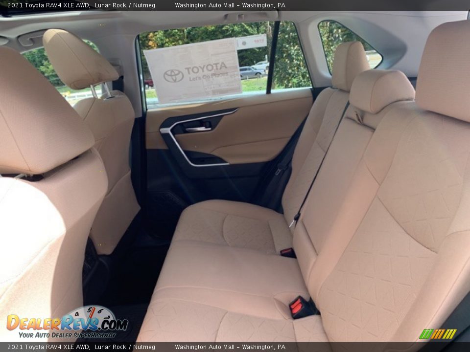 Rear Seat of 2021 Toyota RAV4 XLE AWD Photo #22