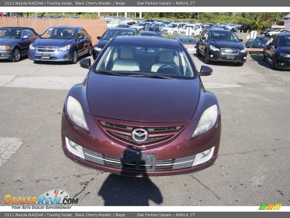 2011 Mazda MAZDA6 i Touring Sedan Black Cherry Metallic / Beige Photo #2