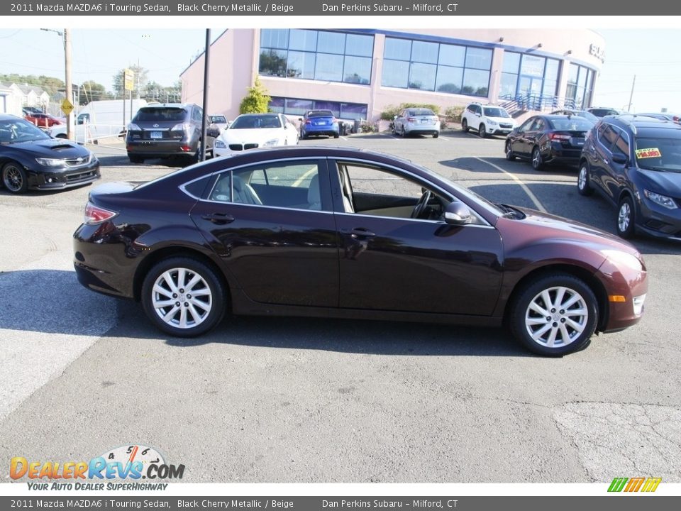 2011 Mazda MAZDA6 i Touring Sedan Black Cherry Metallic / Beige Photo #4