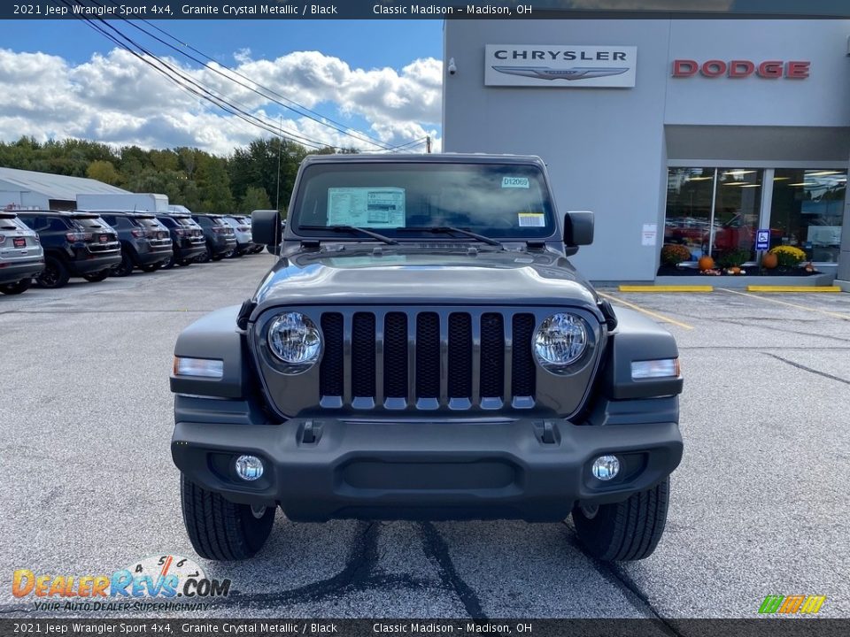 2021 Jeep Wrangler Sport 4x4 Granite Crystal Metallic / Black Photo #7