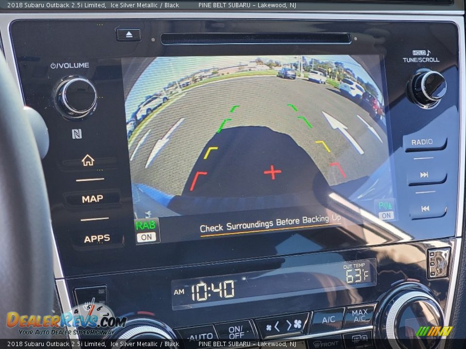 2018 Subaru Outback 2.5i Limited Ice Silver Metallic / Black Photo #7