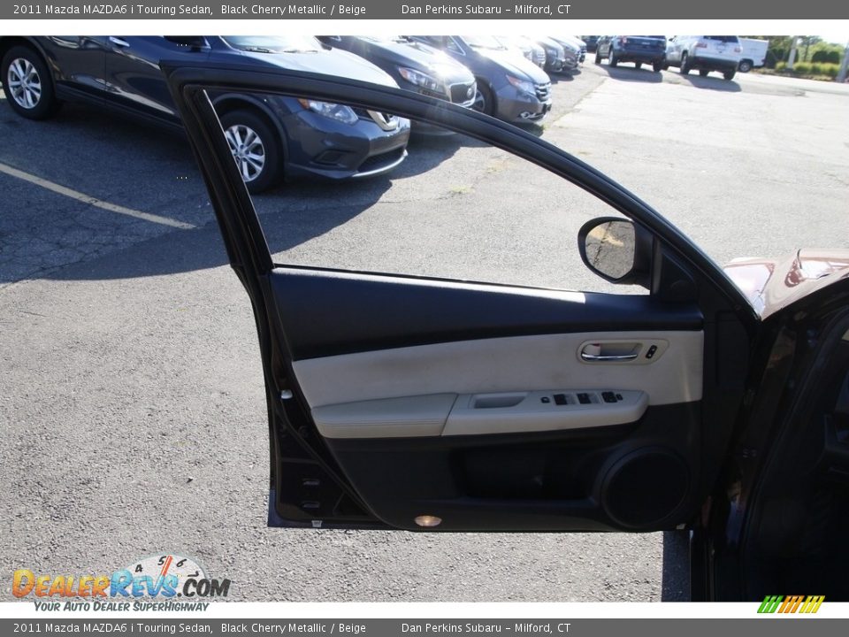 2011 Mazda MAZDA6 i Touring Sedan Black Cherry Metallic / Beige Photo #9