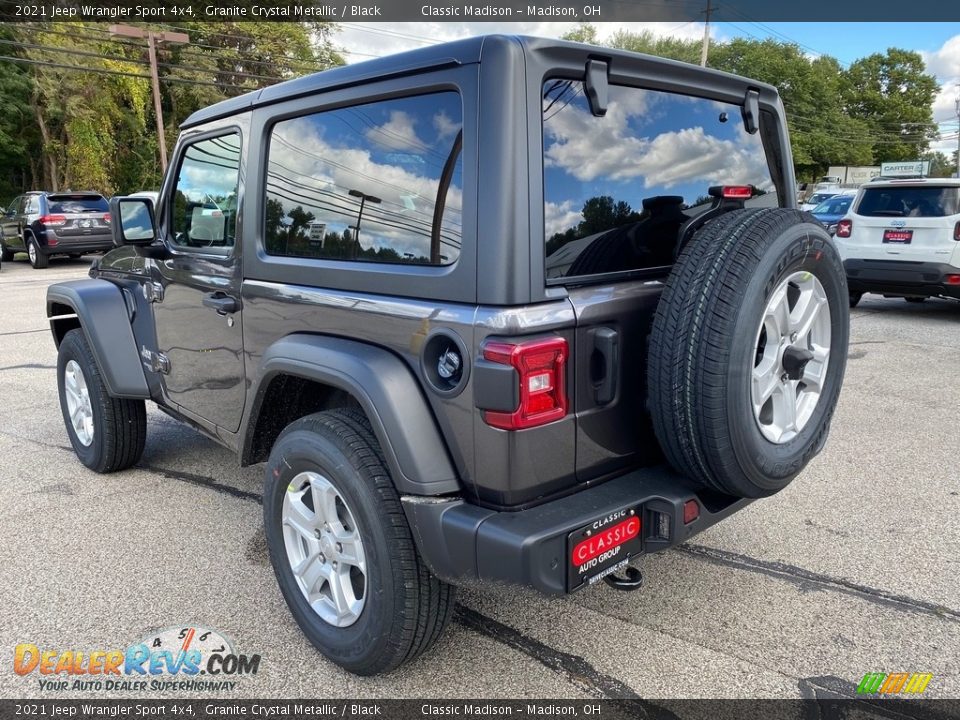 2021 Jeep Wrangler Sport 4x4 Granite Crystal Metallic / Black Photo #9