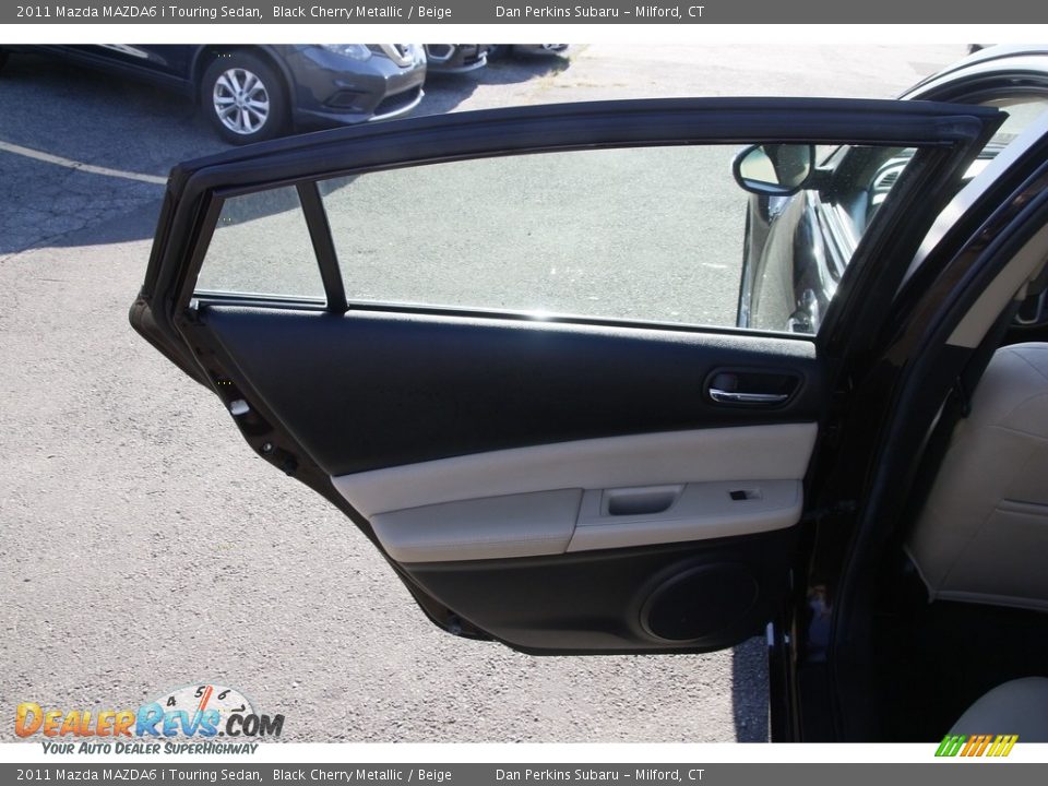 2011 Mazda MAZDA6 i Touring Sedan Black Cherry Metallic / Beige Photo #11