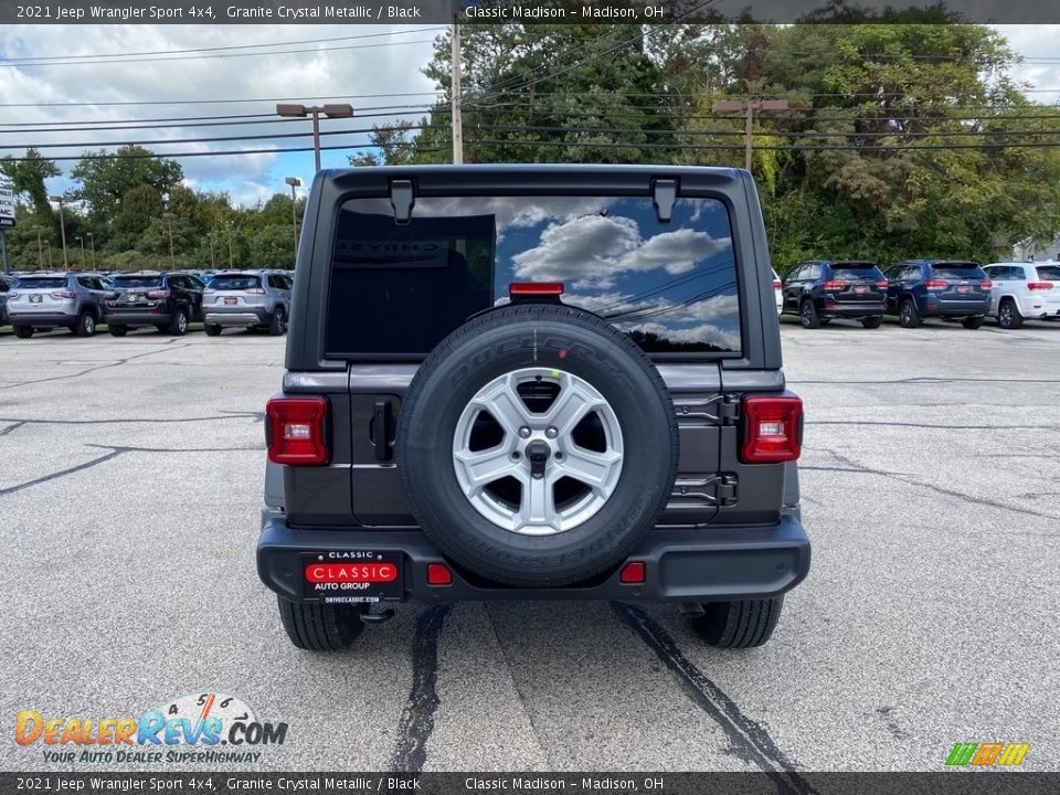 2021 Jeep Wrangler Sport 4x4 Granite Crystal Metallic / Black Photo #10