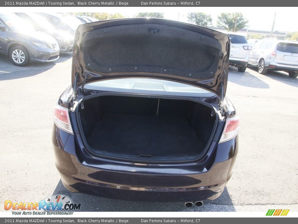 2011 Mazda MAZDA6 i Touring Sedan Black Cherry Metallic / Beige Photo #13