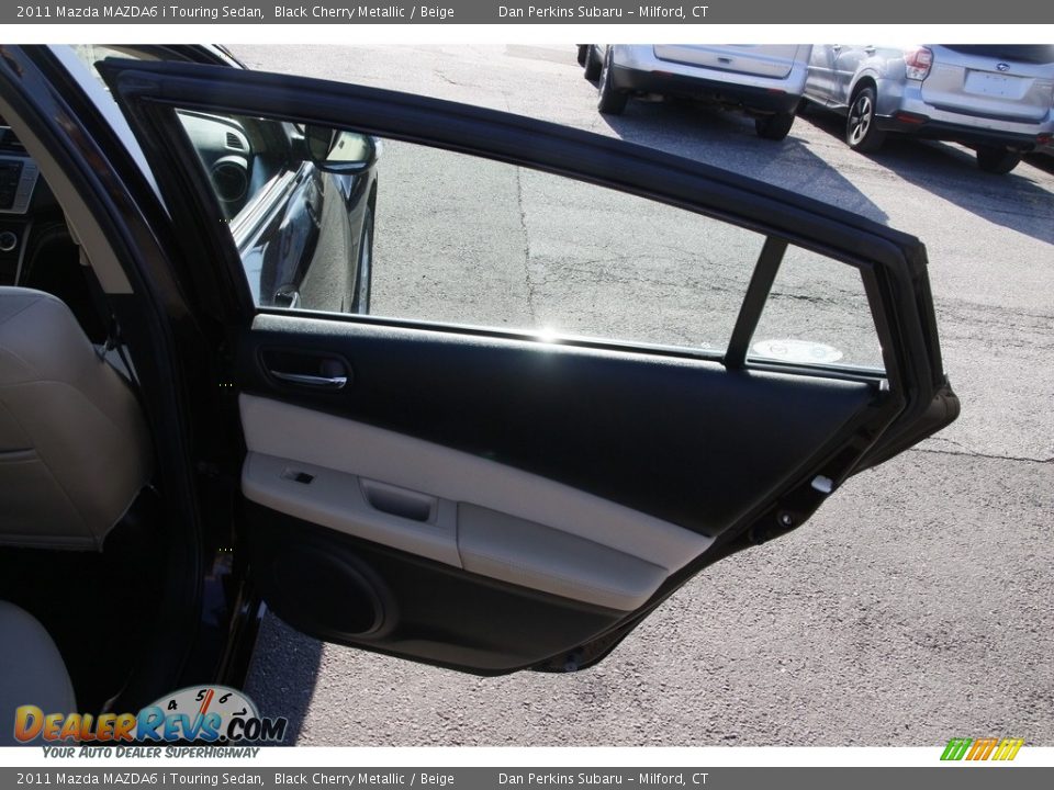 2011 Mazda MAZDA6 i Touring Sedan Black Cherry Metallic / Beige Photo #14