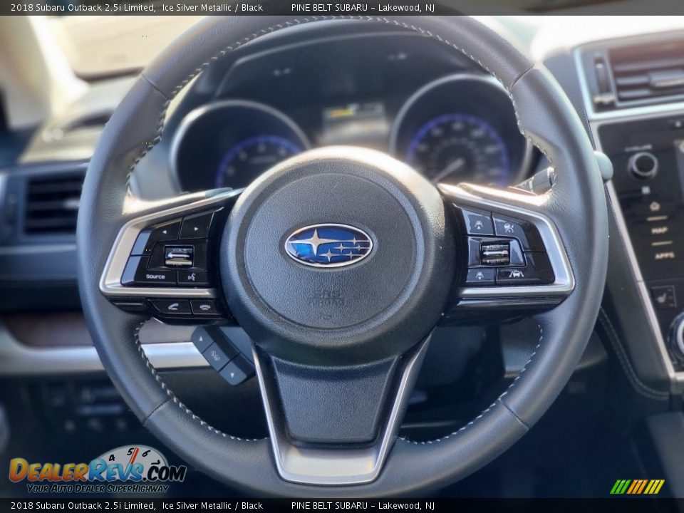 2018 Subaru Outback 2.5i Limited Ice Silver Metallic / Black Photo #13