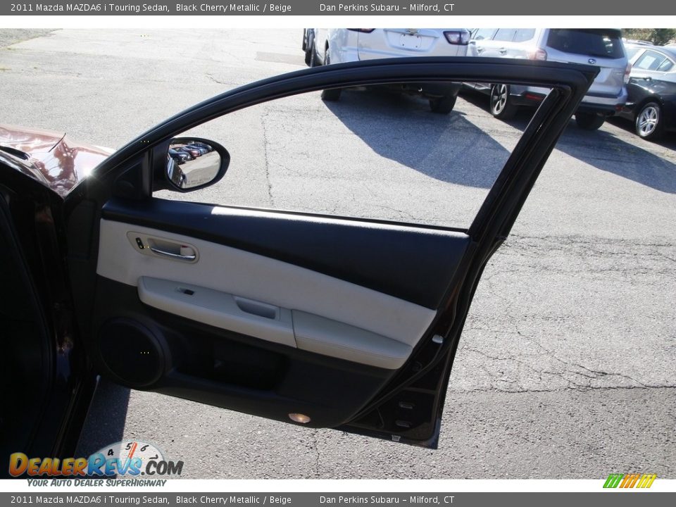 2011 Mazda MAZDA6 i Touring Sedan Black Cherry Metallic / Beige Photo #16