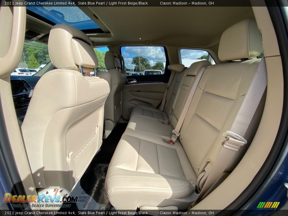 2021 Jeep Grand Cherokee Limited 4x4 Slate Blue Pearl / Light Frost Beige/Black Photo #3
