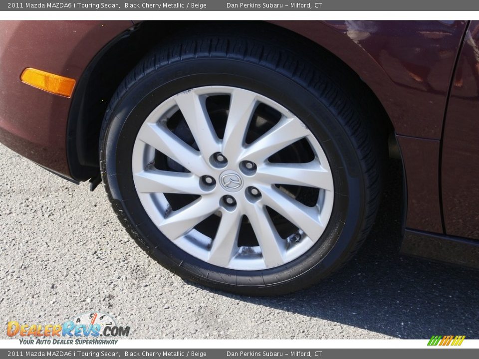 2011 Mazda MAZDA6 i Touring Sedan Black Cherry Metallic / Beige Photo #17