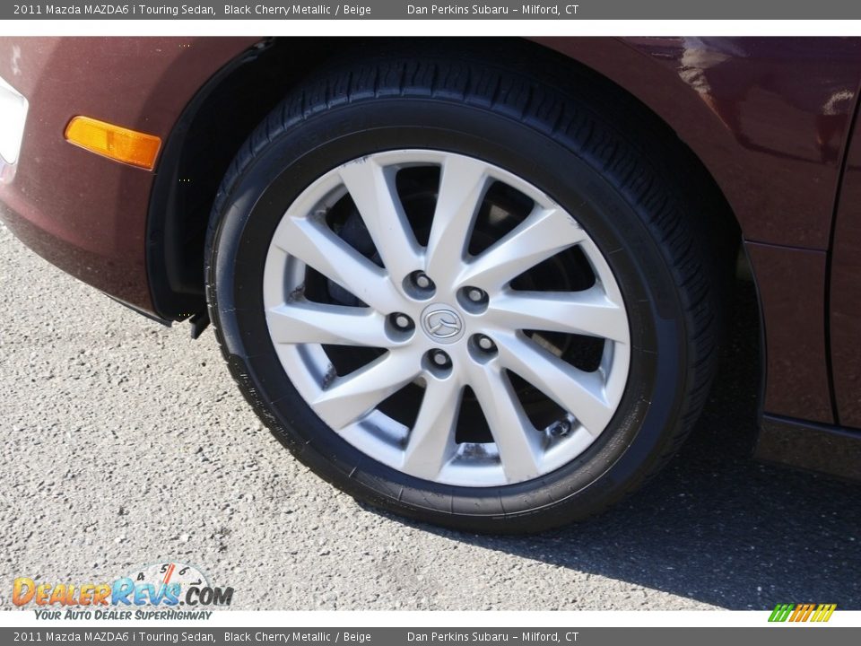2011 Mazda MAZDA6 i Touring Sedan Black Cherry Metallic / Beige Photo #18