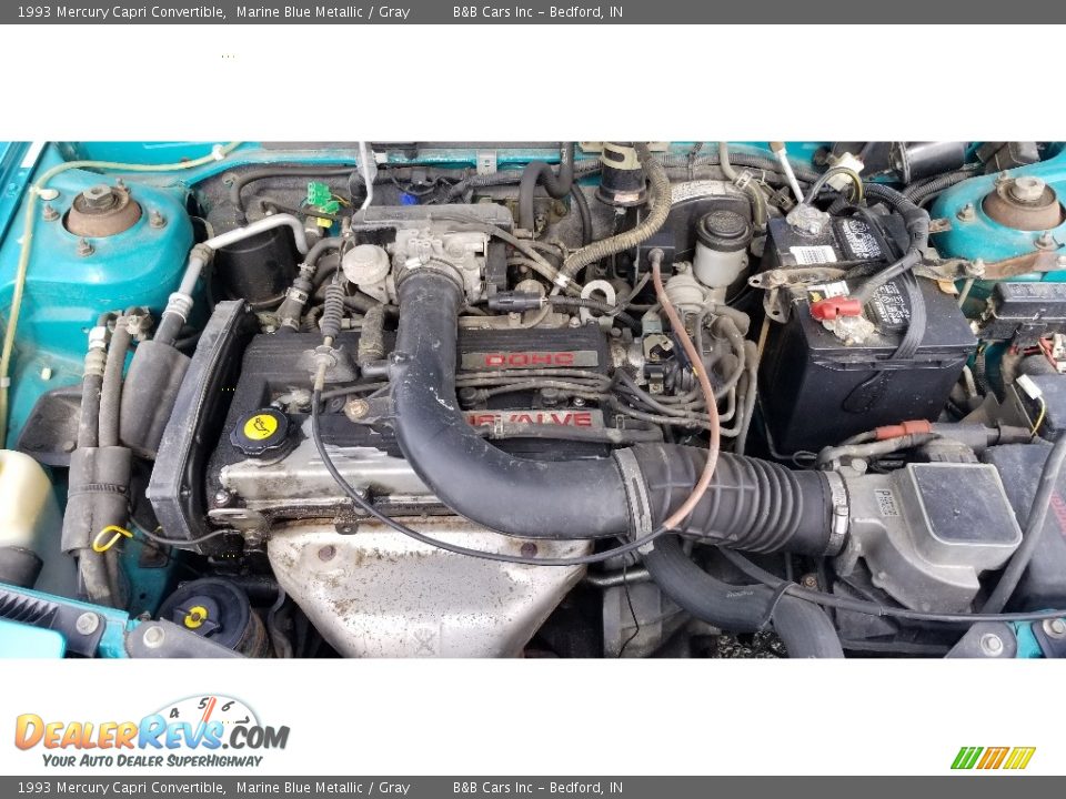 1993 Mercury Capri Convertible 1.6 Liter DOHC 16-Valve 4 Cylinder Engine Photo #9