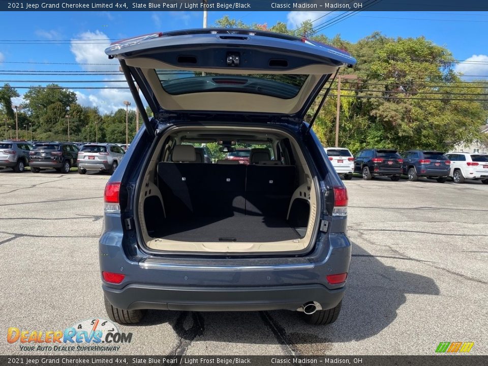 2021 Jeep Grand Cherokee Limited 4x4 Slate Blue Pearl / Light Frost Beige/Black Photo #11