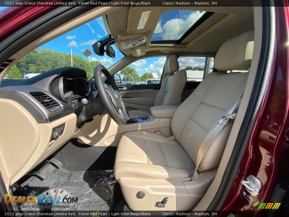 2021 Jeep Grand Cherokee Limited 4x4 Velvet Red Pearl / Light Frost Beige/Black Photo #2