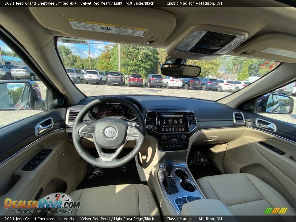 2021 Jeep Grand Cherokee Limited 4x4 Velvet Red Pearl / Light Frost Beige/Black Photo #4