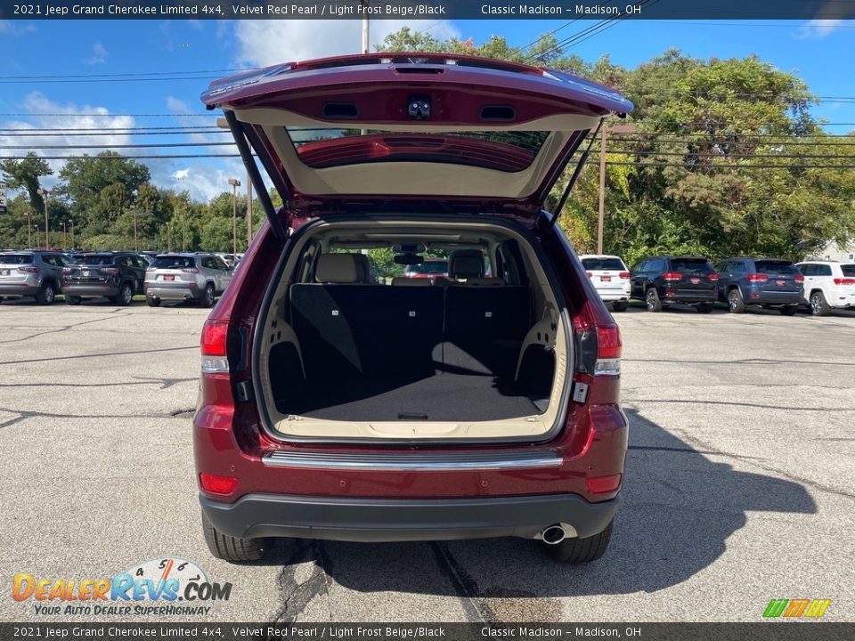 2021 Jeep Grand Cherokee Limited 4x4 Velvet Red Pearl / Light Frost Beige/Black Photo #11