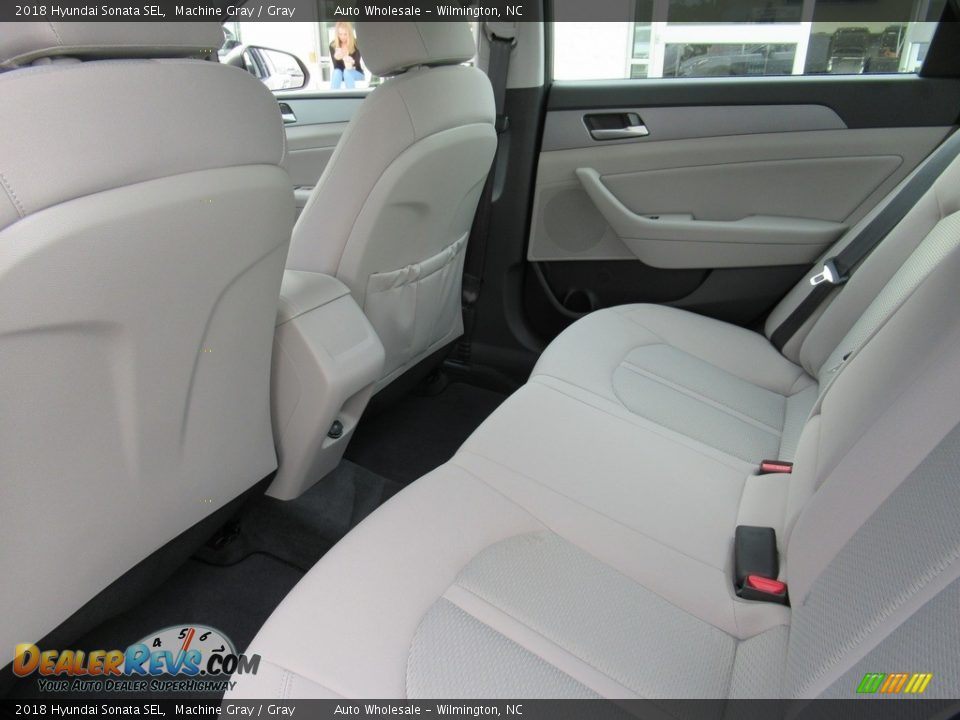 2018 Hyundai Sonata SEL Machine Gray / Gray Photo #11