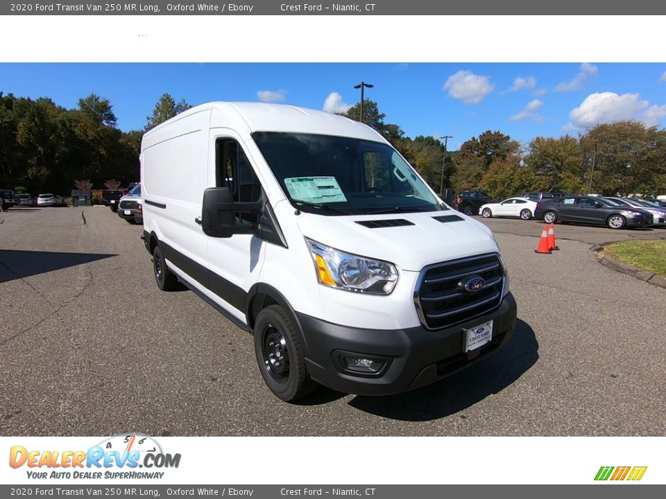 2020 Ford Transit Van 250 MR Long Oxford White / Ebony Photo #1