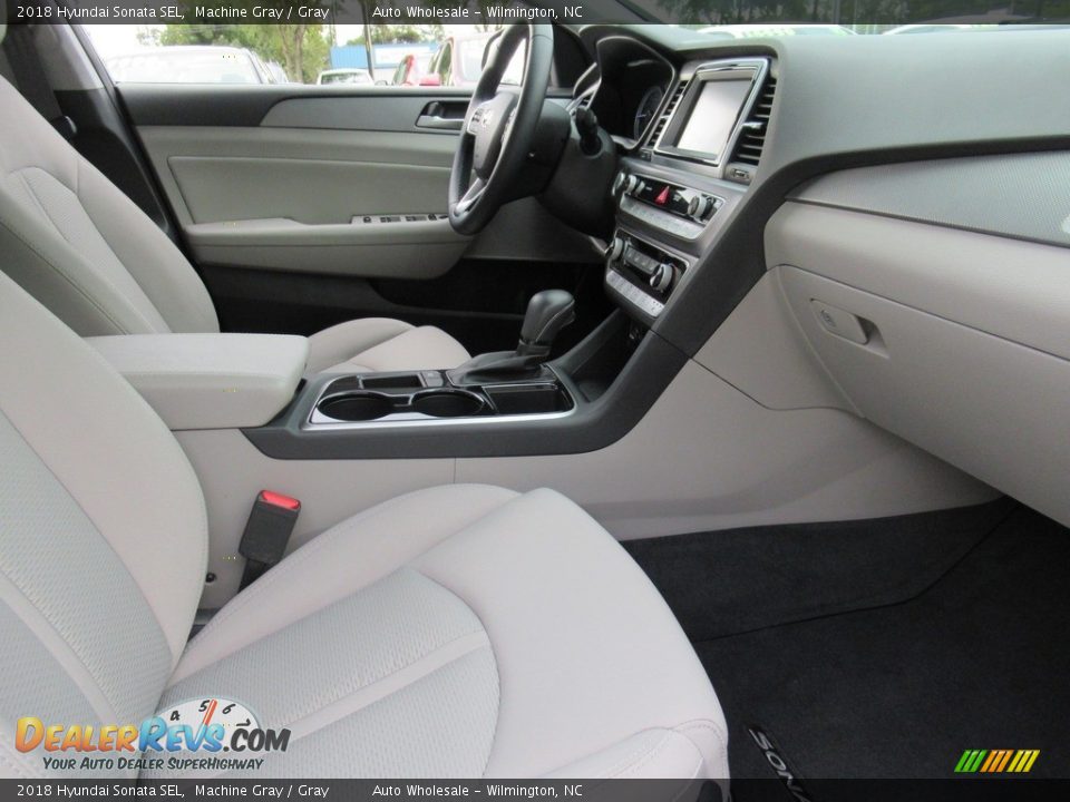 2018 Hyundai Sonata SEL Machine Gray / Gray Photo #12