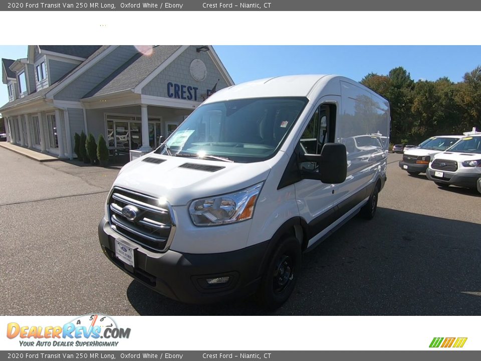 2020 Ford Transit Van 250 MR Long Oxford White / Ebony Photo #3