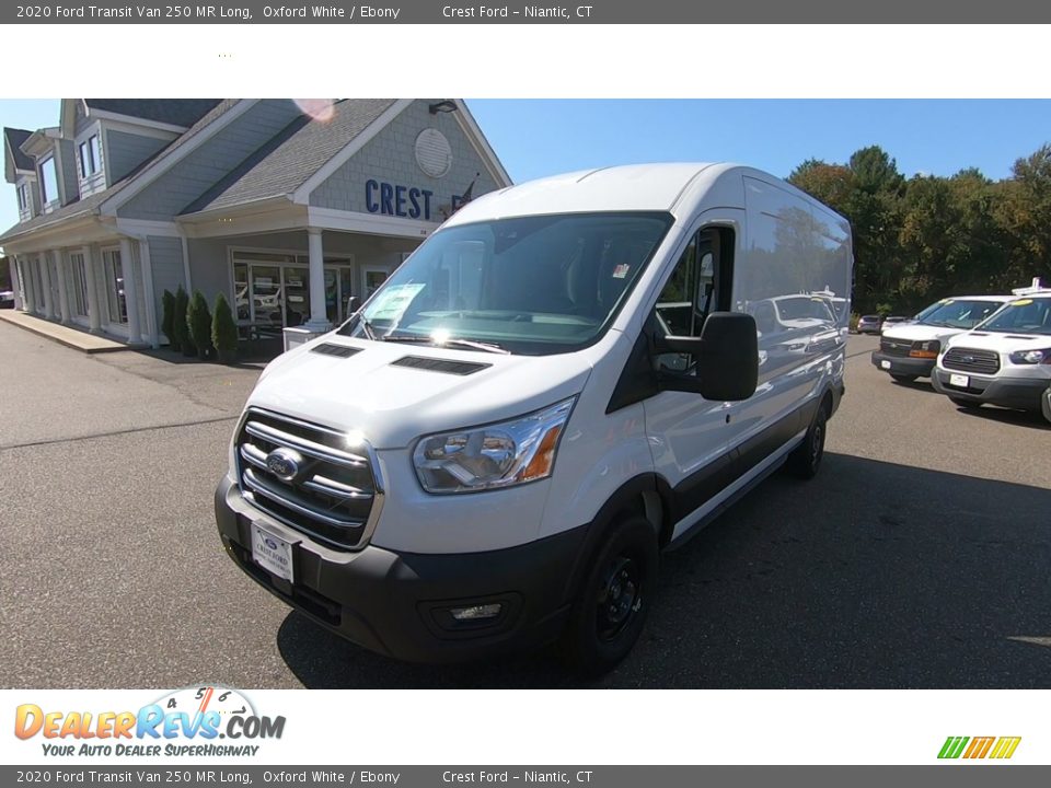 2020 Ford Transit Van 250 MR Long Oxford White / Ebony Photo #3