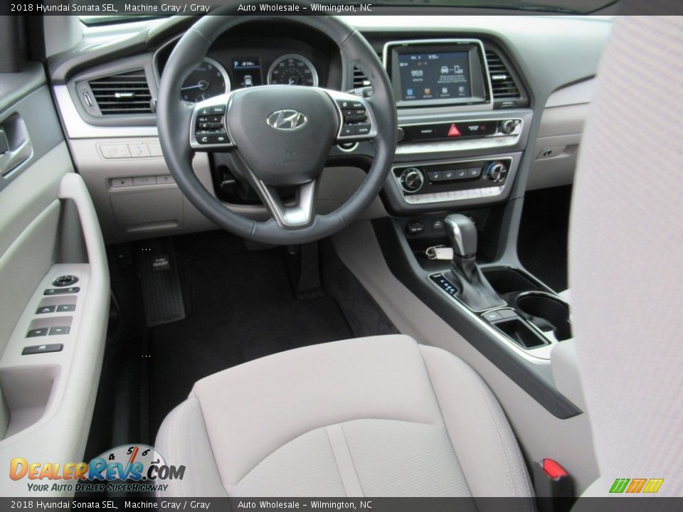 2018 Hyundai Sonata SEL Machine Gray / Gray Photo #14