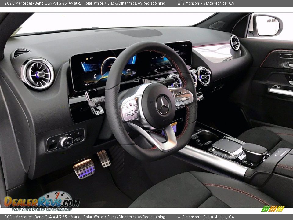 Dashboard of 2021 Mercedes-Benz GLA AMG 35 4Matic Photo #4