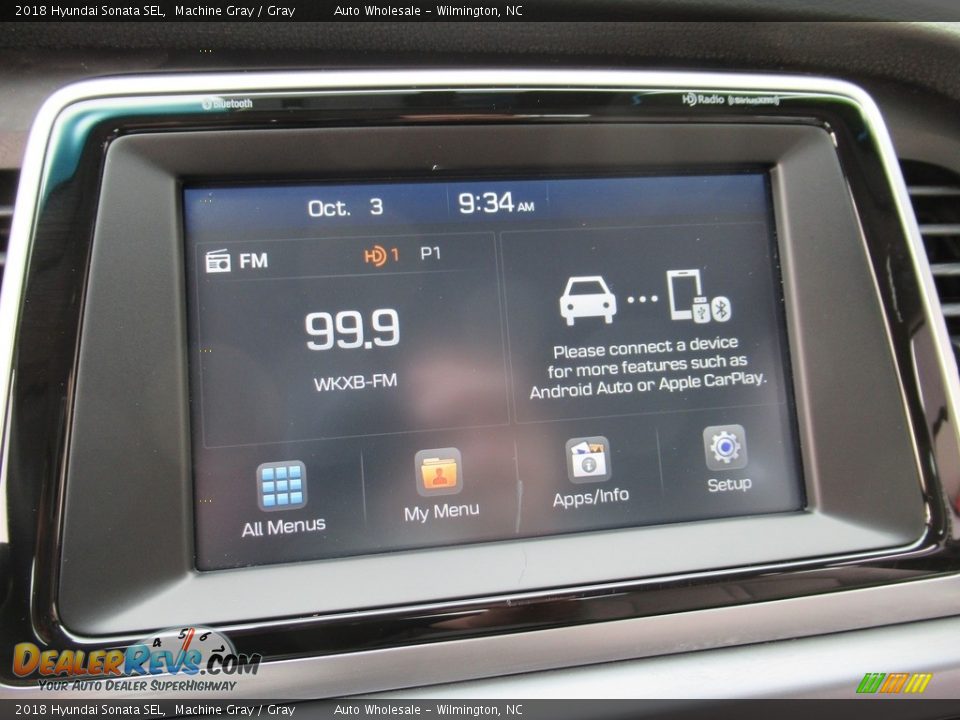 2018 Hyundai Sonata SEL Machine Gray / Gray Photo #16