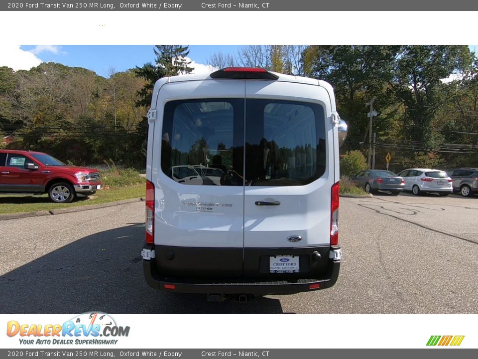 2020 Ford Transit Van 250 MR Long Oxford White / Ebony Photo #6