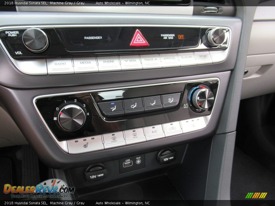2018 Hyundai Sonata SEL Machine Gray / Gray Photo #17