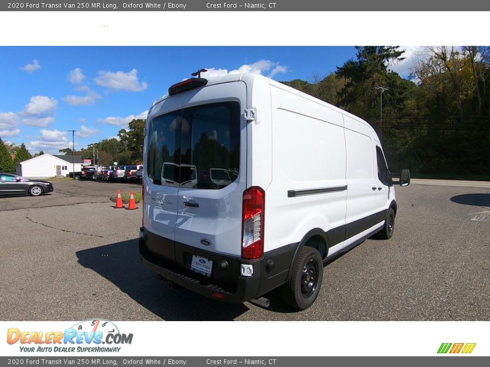 2020 Ford Transit Van 250 MR Long Oxford White / Ebony Photo #7